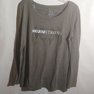 Kuiu Womens Ultralight Hunting Shirt Brown Long Sleeves Size XLarge